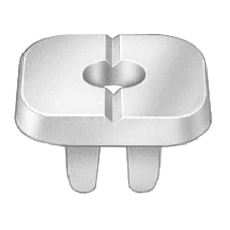 Auveco NYLON NUT 17MM WIDTH 17MM LENGTH #10 SCREW SZ5, 25PK 14313